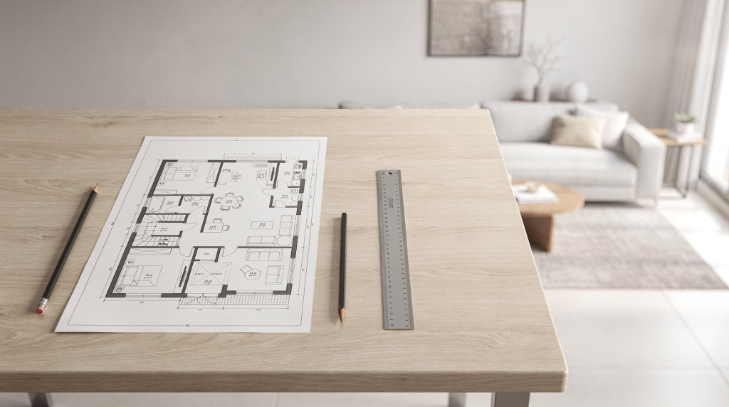 From Floor Plan to 3D Interior Render