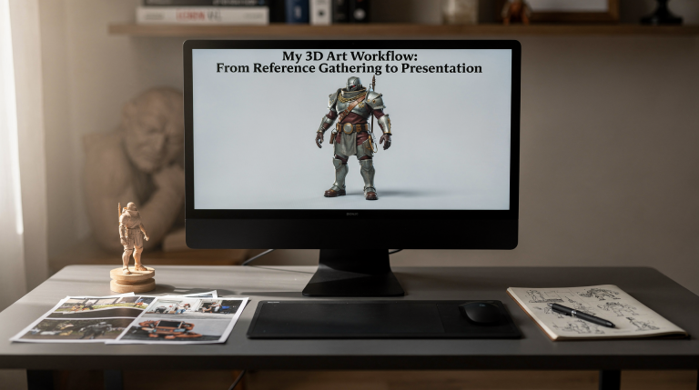 My 3D Art Workflow: From Reference Gathering to Presentation